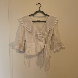 Wrap blouse